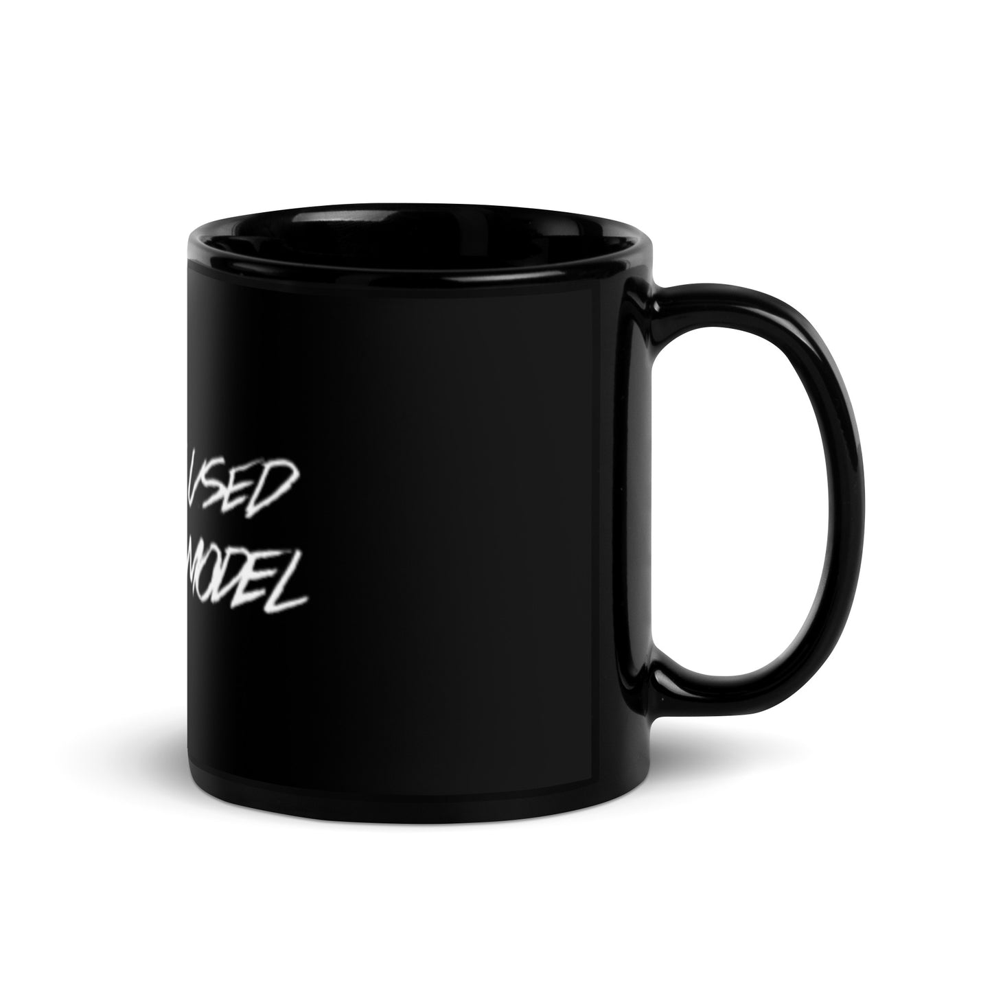 I Used To Model - Black Glossy Mug