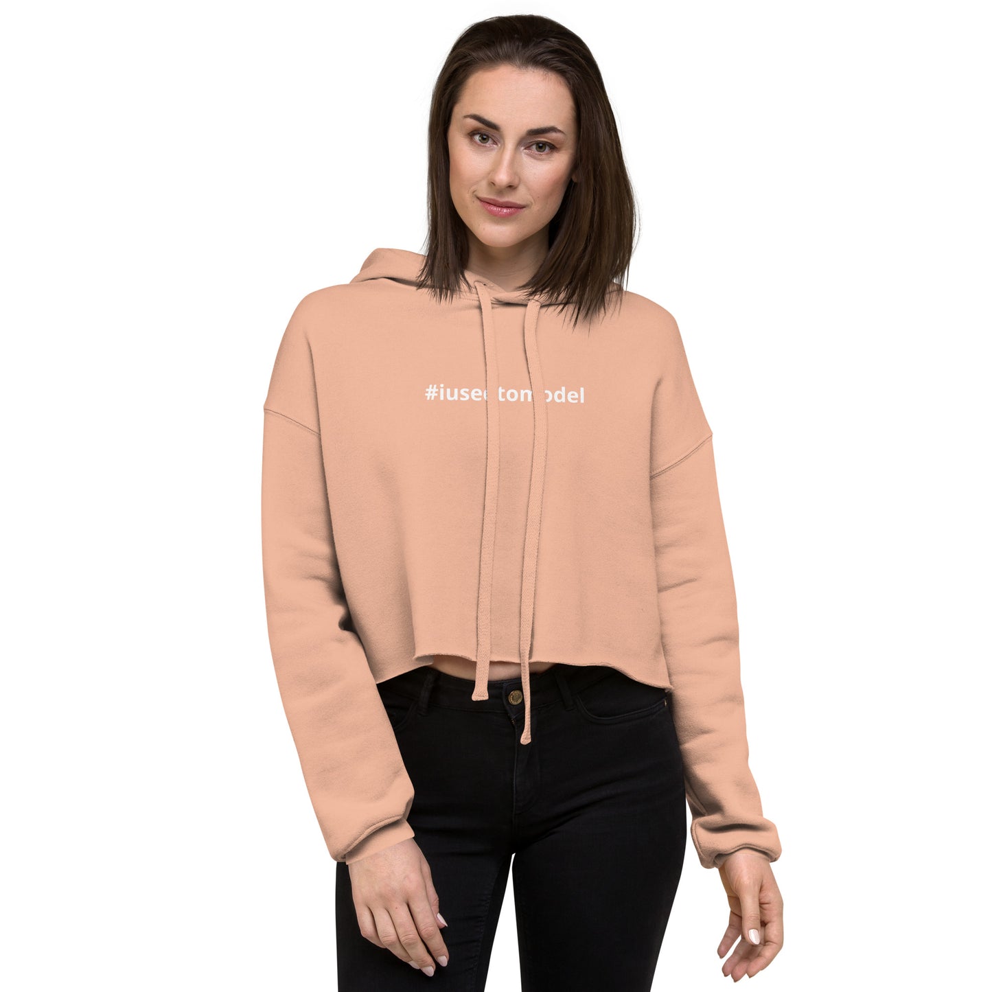 #iusedtomodel - Crop Hoodie