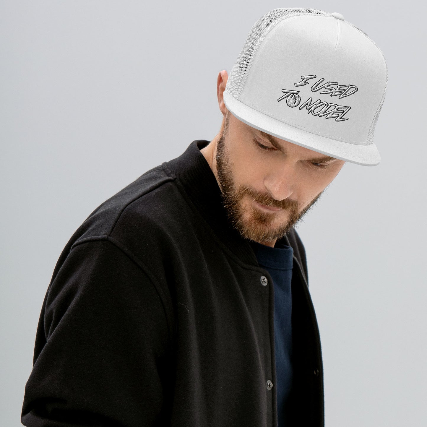 I Used To Model - Embroidered Trucker Cap