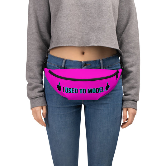 I Used To Model - Hot Pink Fanny Pack